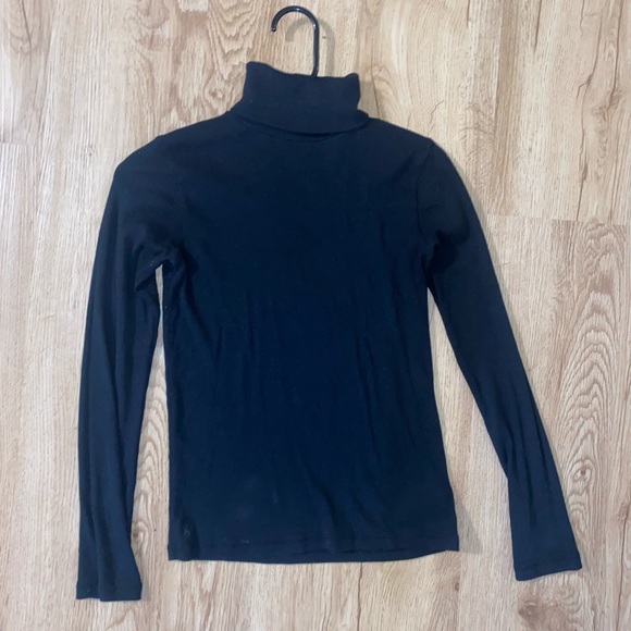 Ralph Lauren Black Turtle Neck Long Sleeve Shirt - Picture 6 of 6